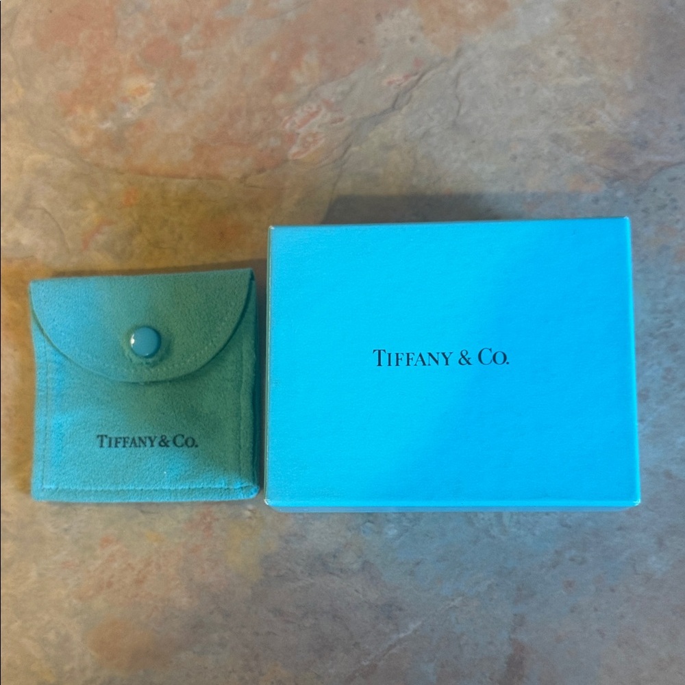 Tiffany & Co. Turquoise Box and Teal Pouch